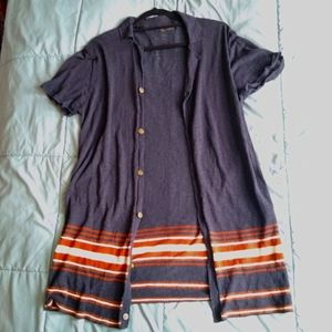 ZARA Man Navy Polo Cardigan (M)